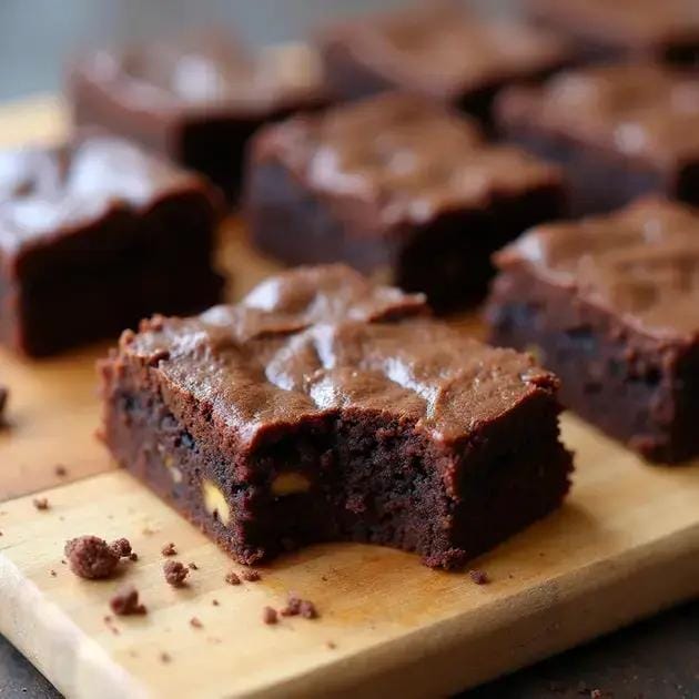Brownie de chocolate com nozes: pedaços macios, intensos e irresistíveis