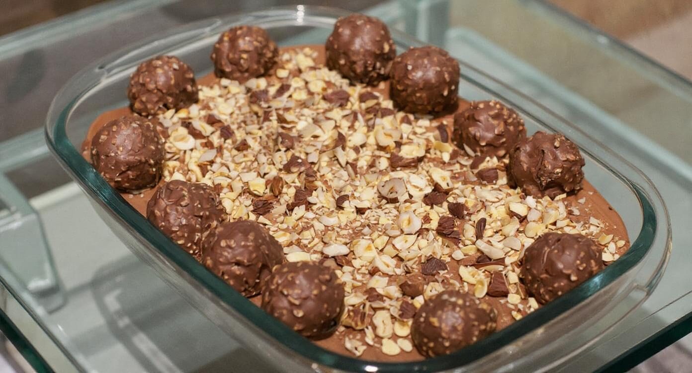 Pavê de Bombom Ferrero Rocher: sobremesa sofisticada para ocasiões especiais