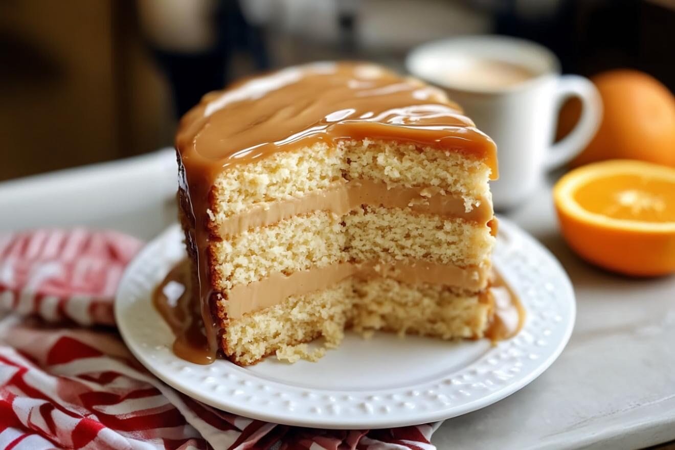 Bolo recheado com doce de leite: irresistível e perfeito para surpreender