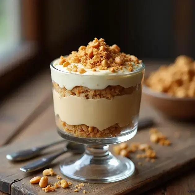 Pavê de amendoim: sobremesa cremosa, fácil e irresistível para celebrar em família