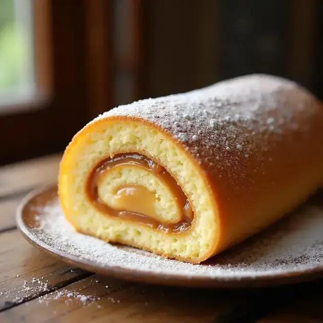 Rocambole de doce de leite: massa fofinha com recheio cremoso irresistível