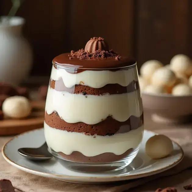 Sobremesa de Ninho com Chocolate: cremosa e feita em poucos minutos