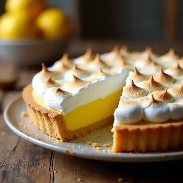 Torta de limão com merengue: sabor caseiro e visual de confeitaria